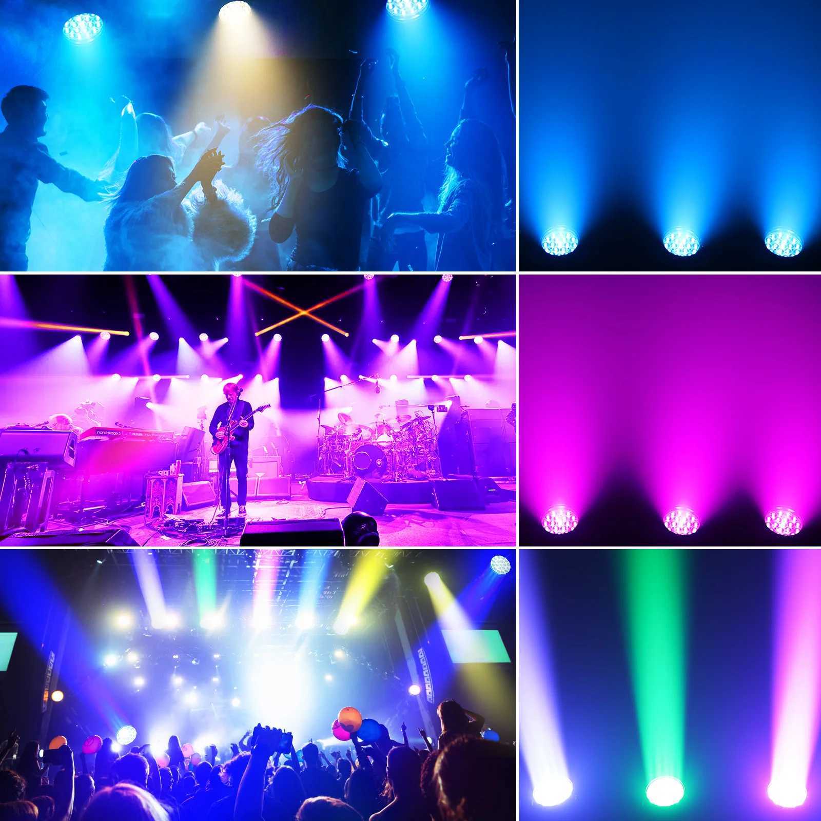 19x15W Zoom Wash Lights RGBW Beam Moving Head Light Highlight Full-Color Disco Party Light Voice Control for Stage Theater Bar XJ250527
