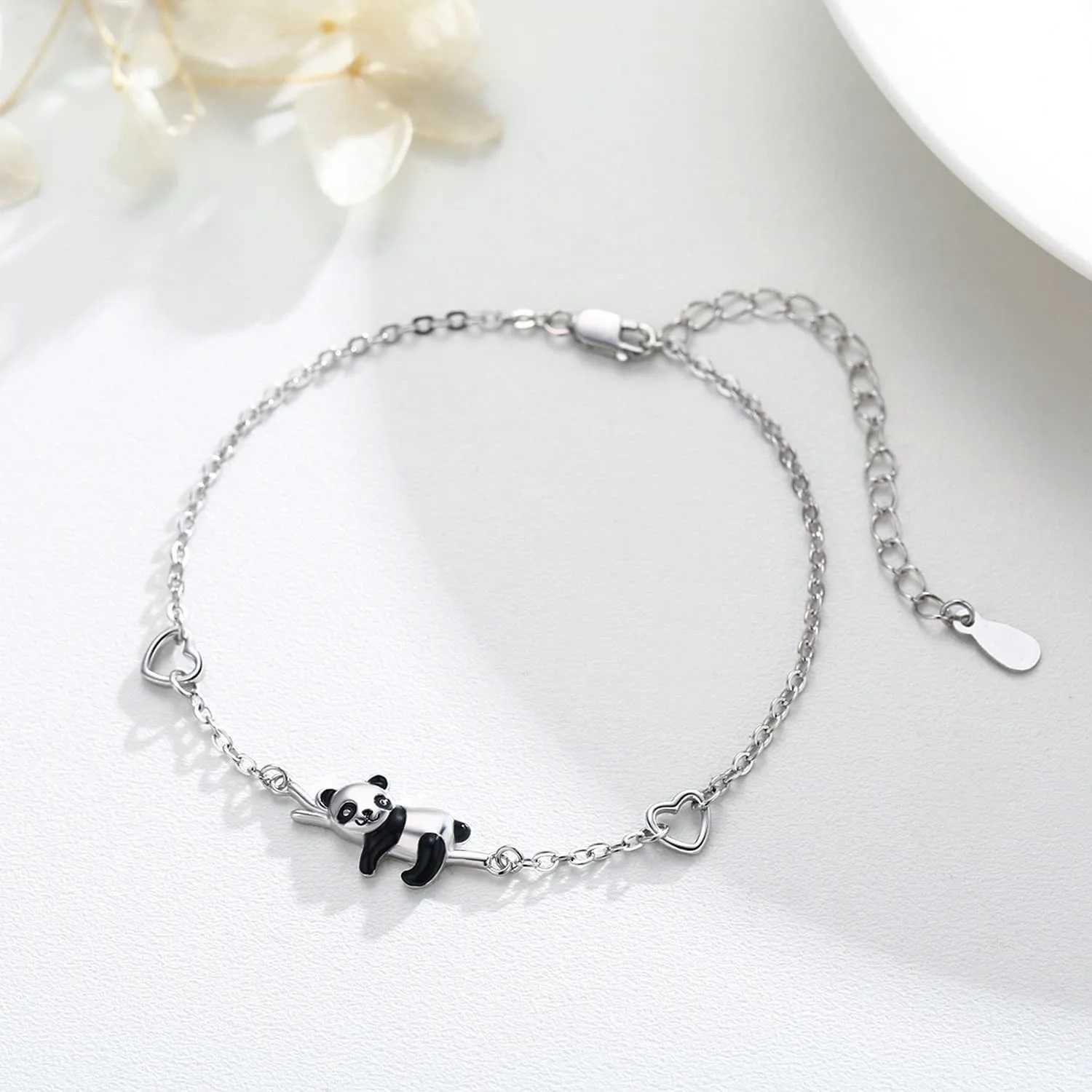 Harong New Panda Bracelet High Quality Cute Animal Jewelry for Woman Girl Gift for Birthday Christmas Animal DIY Lover Gifts W250526