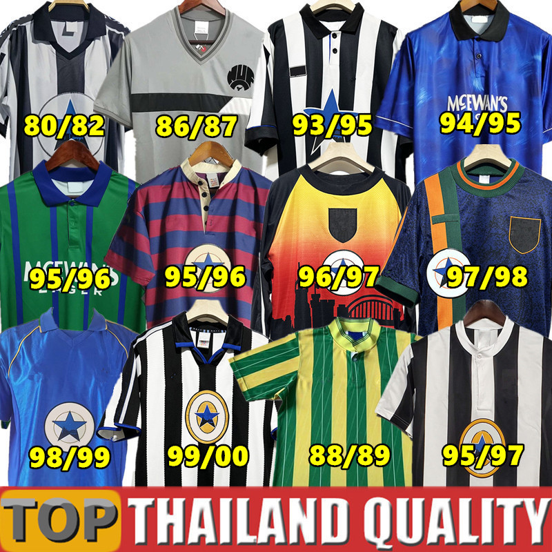 91 92 94 95 96 98 99 05 06 Retro NEWCASTL E UniTEd soccer jerseys SHEARER Bellamy HAMANN PINAS 1984 BATTY ASPRILLA football shirt vintage 1997 2001 long sleeve kids kit