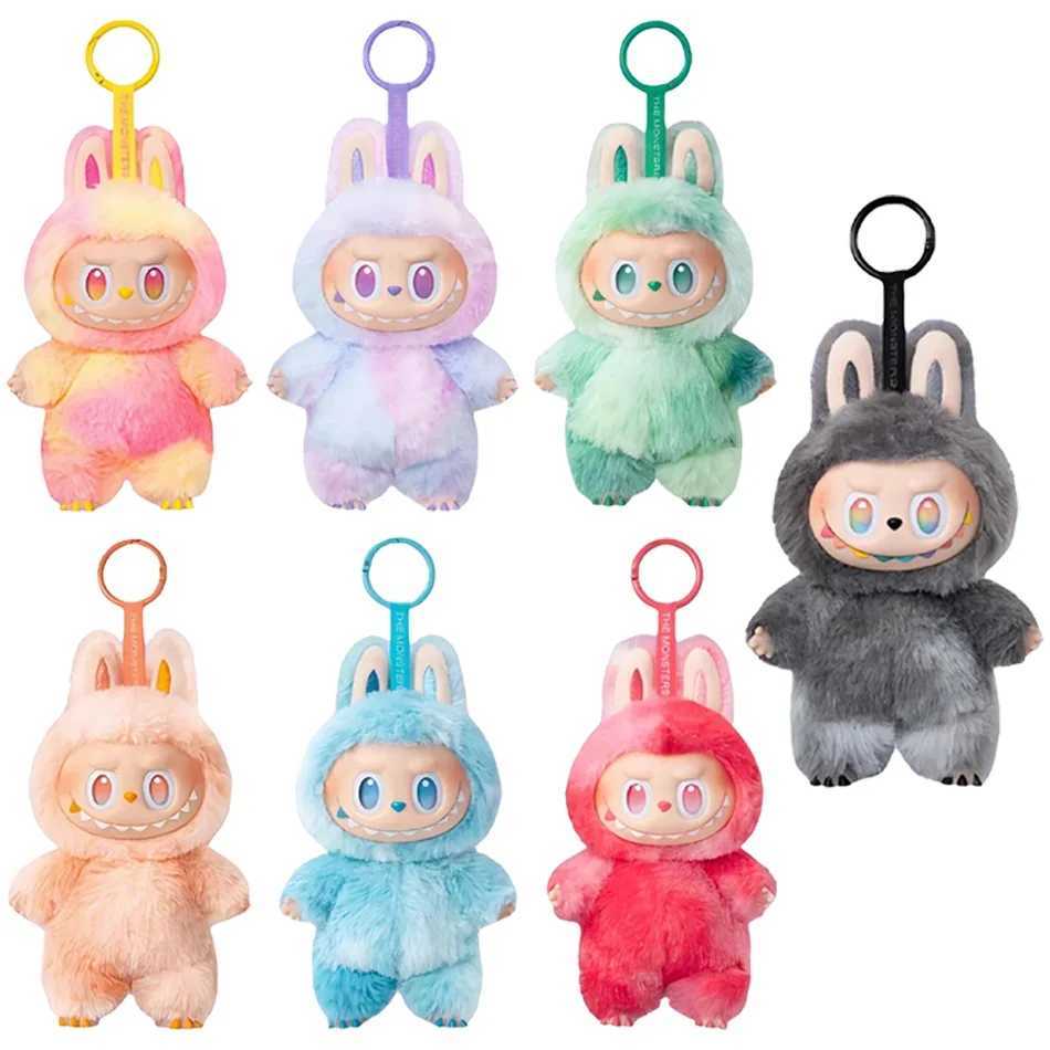 Labubu V1 V2 V3 Heartbeat Macaron Have A Seat Big Into Energy Series Pendant Doll Decor Keychain Collection W250526