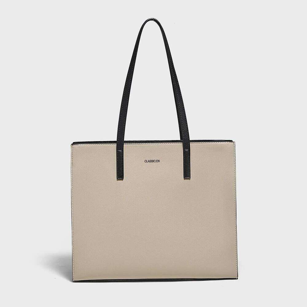 FOXER Leather Women's Fashion Underarm Bag,Pvc Large Capacity Tote Bag, 2025 New High-End Casual Commuting Shoulder Bag Purse