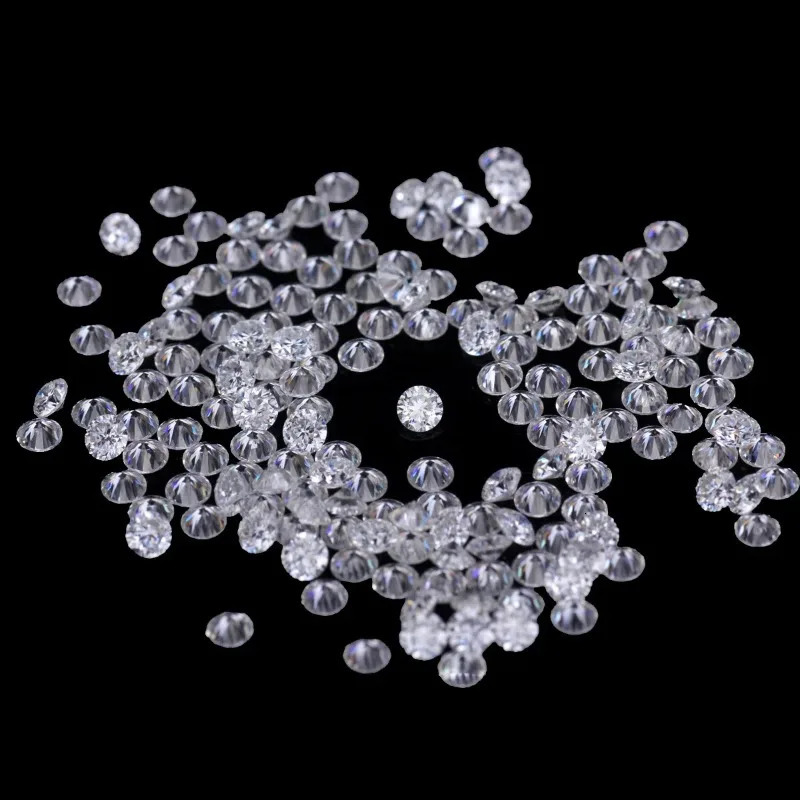 Loose Stones 1.0ct / Pack Real Top D Color VVS1 Small Sizes 0.8mm-3.0mm Gemstones Passed Diamond Tested 250521