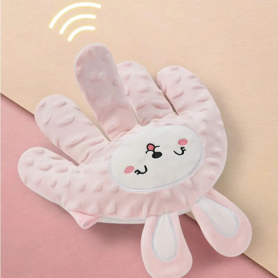 Two Type Baby Soothing Palm Soft Electric Sleeping Cartoon with Remote Control borns Pillow 250527