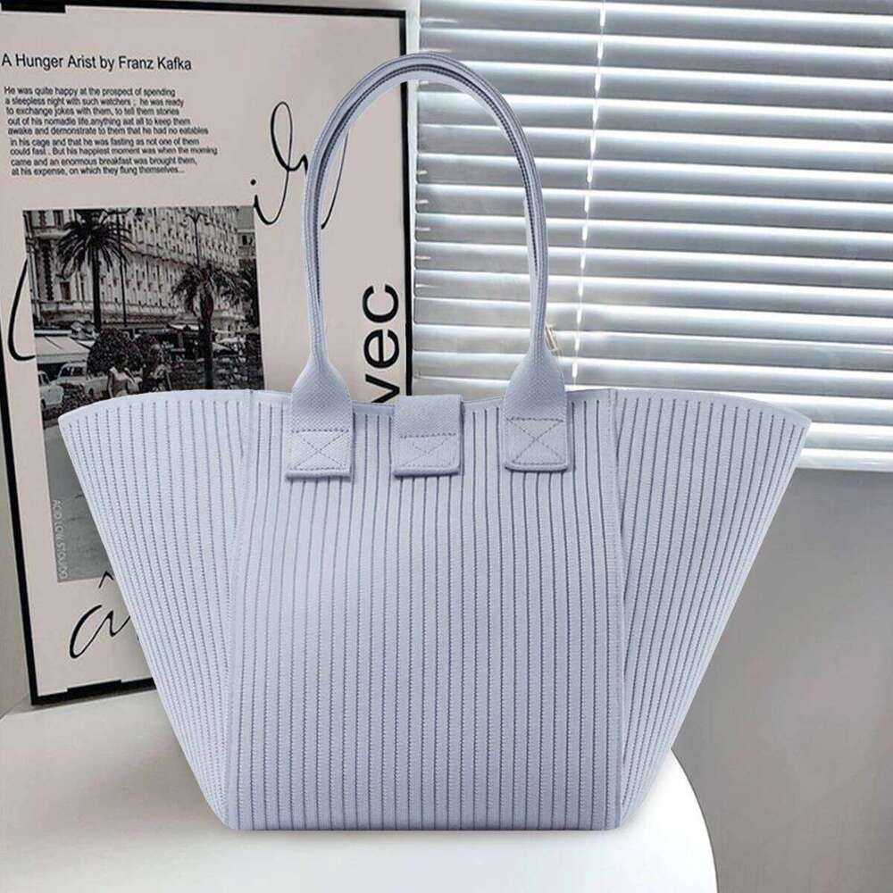 Tote For Gray College Shoulder Fashionable Green White-Collar Commuting Bag Classic Black Handbag Women New
