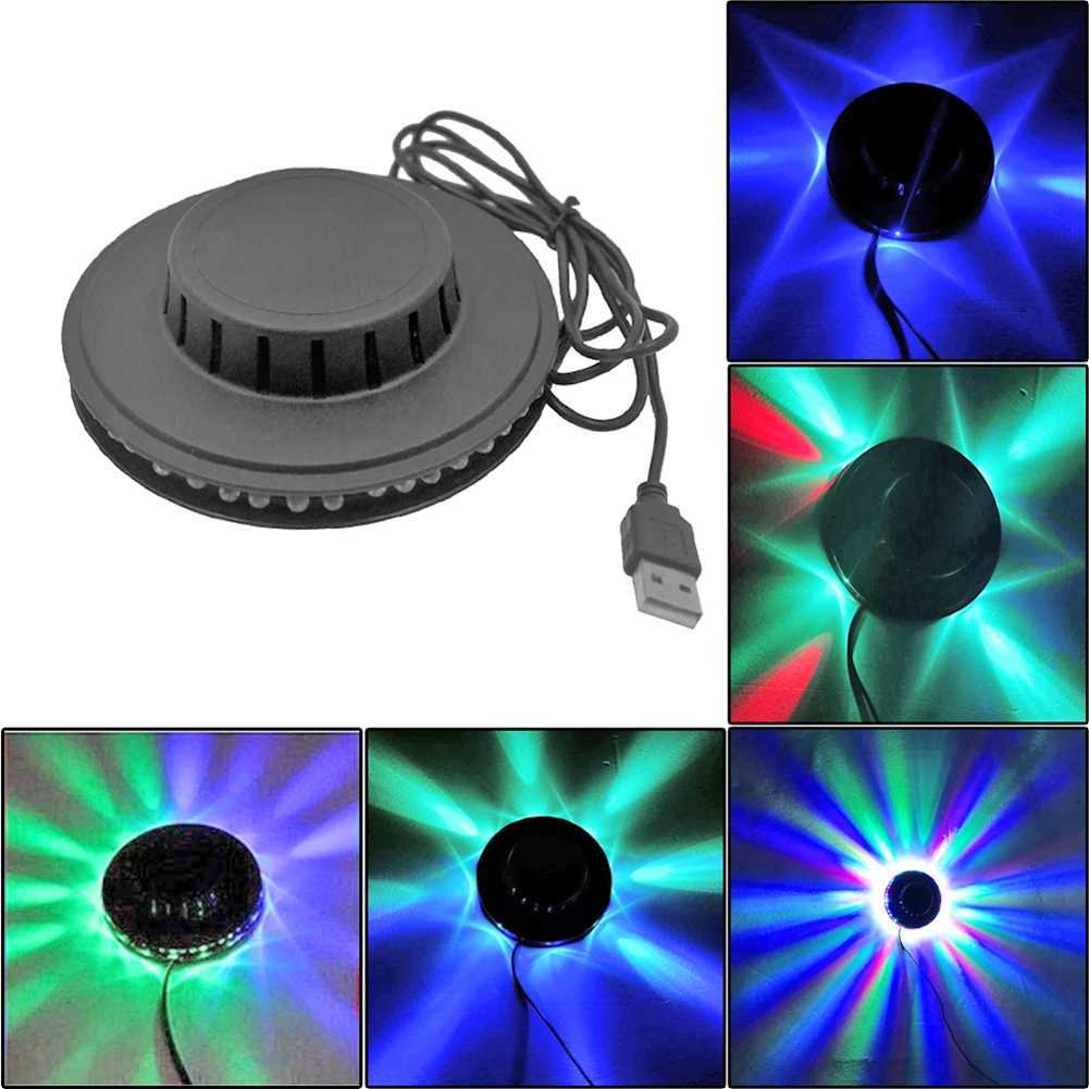 Sound Activated Rotating Disco Light Bar Stage Lamps Easy Installation USB RGB LED Ball Party KTV Exquisite Stage Effect XJ250527