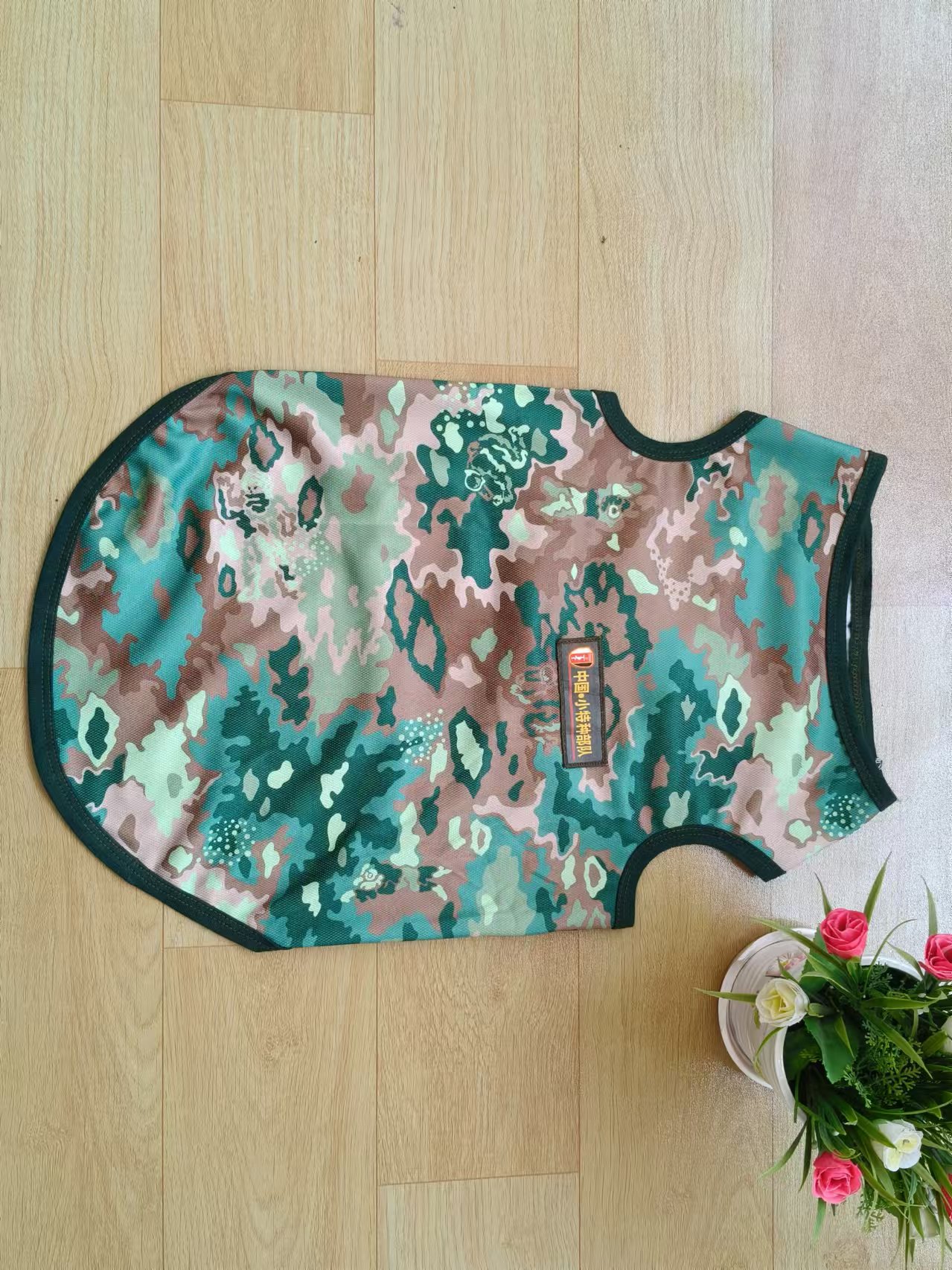 Pet vest military camouflage big dog vest trendy thin version