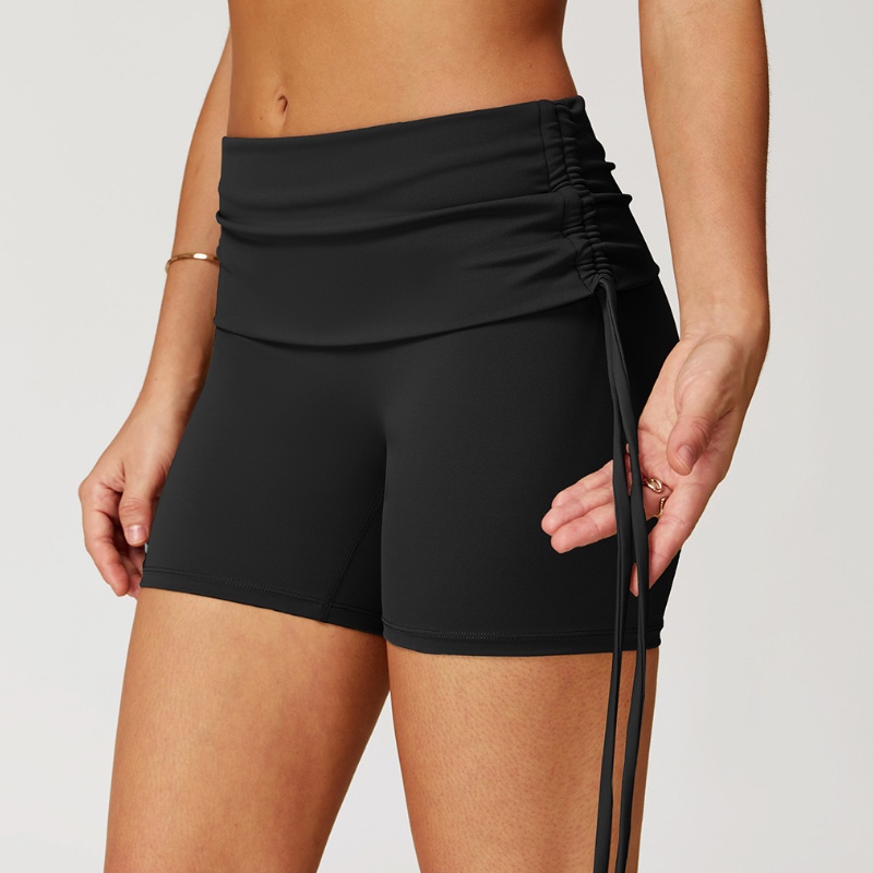 Gym shorts women yoga athletic short drawstring casual pants outdoor running skinny quick dry pilates sports pant size s-xl