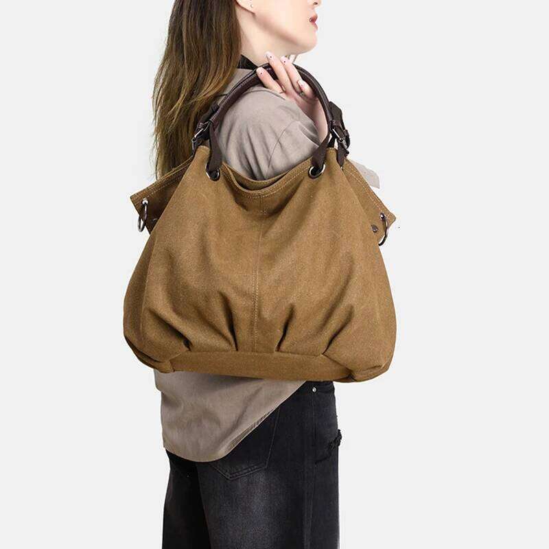 Women's Bags Designer Novelty Large Capacity Canvas For Women Versatile Shoulder Hand Carry Durable Stylish Design Womens Roomy Tote Bag