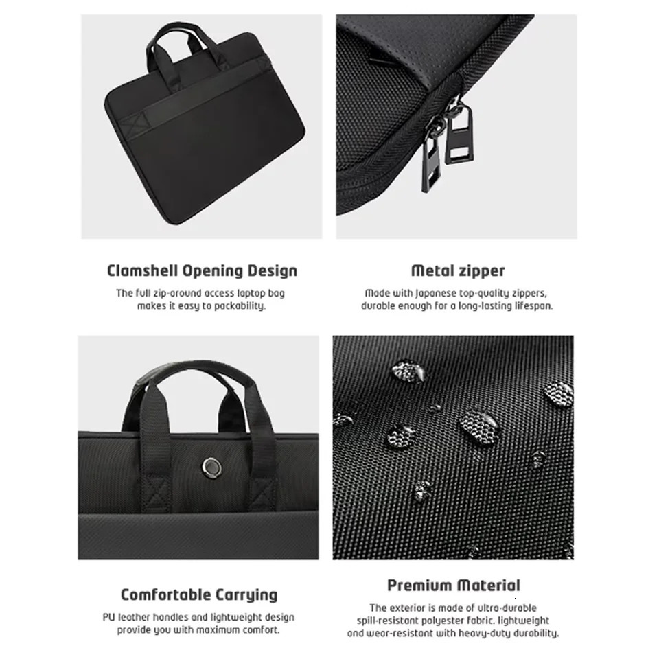 Laptop Bag 14 15.6 Inch Notebook Handbag For Macbook Case Portable Laptop SlEEve For Computer Briefcase Travel Bags 250526