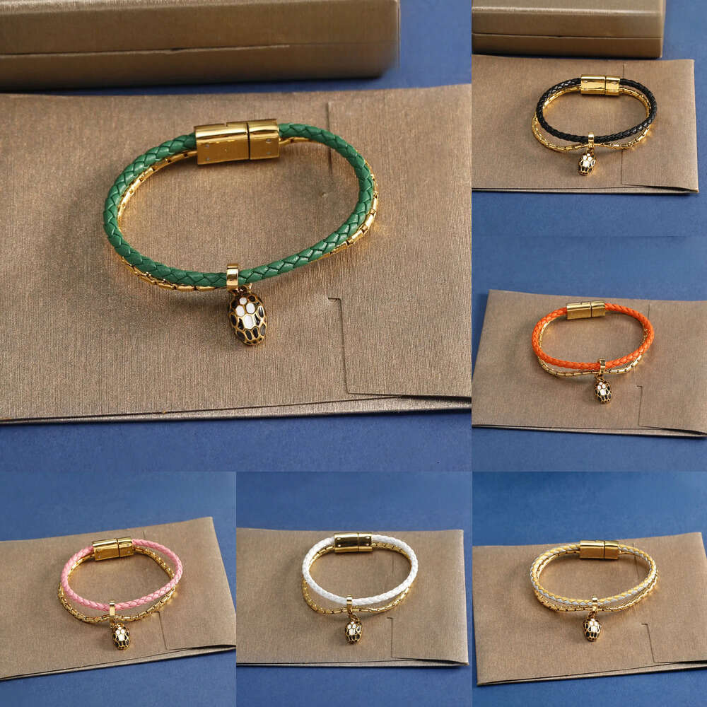 designer leather bracelet bangle mens designer bracelet women simple jewelry brown black couple gift plated gold mens bracelet casual ornament retro