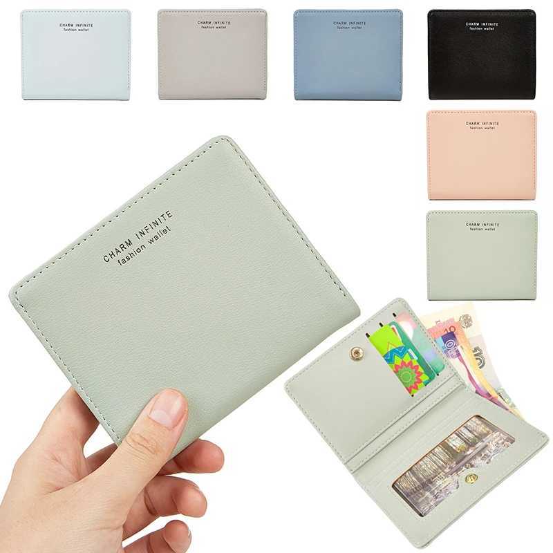Ultra-Thin Folding Wallet for Women Mini Wallet Bag Cute Short Coin Purse Simple Fashion New 2024 Z250527