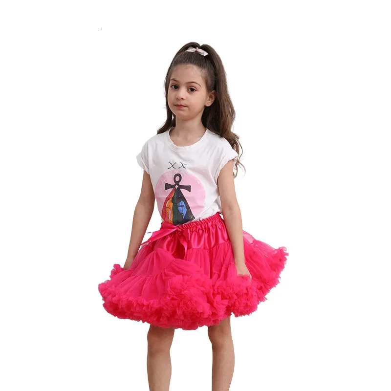 Lush Small Baby Girls Tutu Skirt for Kids Children Puffy Tulle Skirts Girl born Party Princess Clothes 115 Years 250527