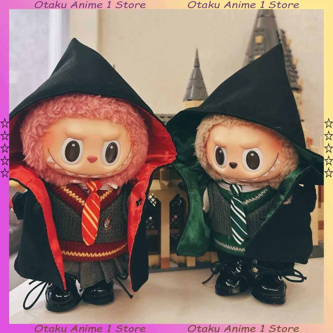 5 Pcs/set Labubu School of Magic Suit Cute Magic Cloak Uniform Mini Plush Doll Clothes Outfit Fashion Doll Accessories Gifts X250526