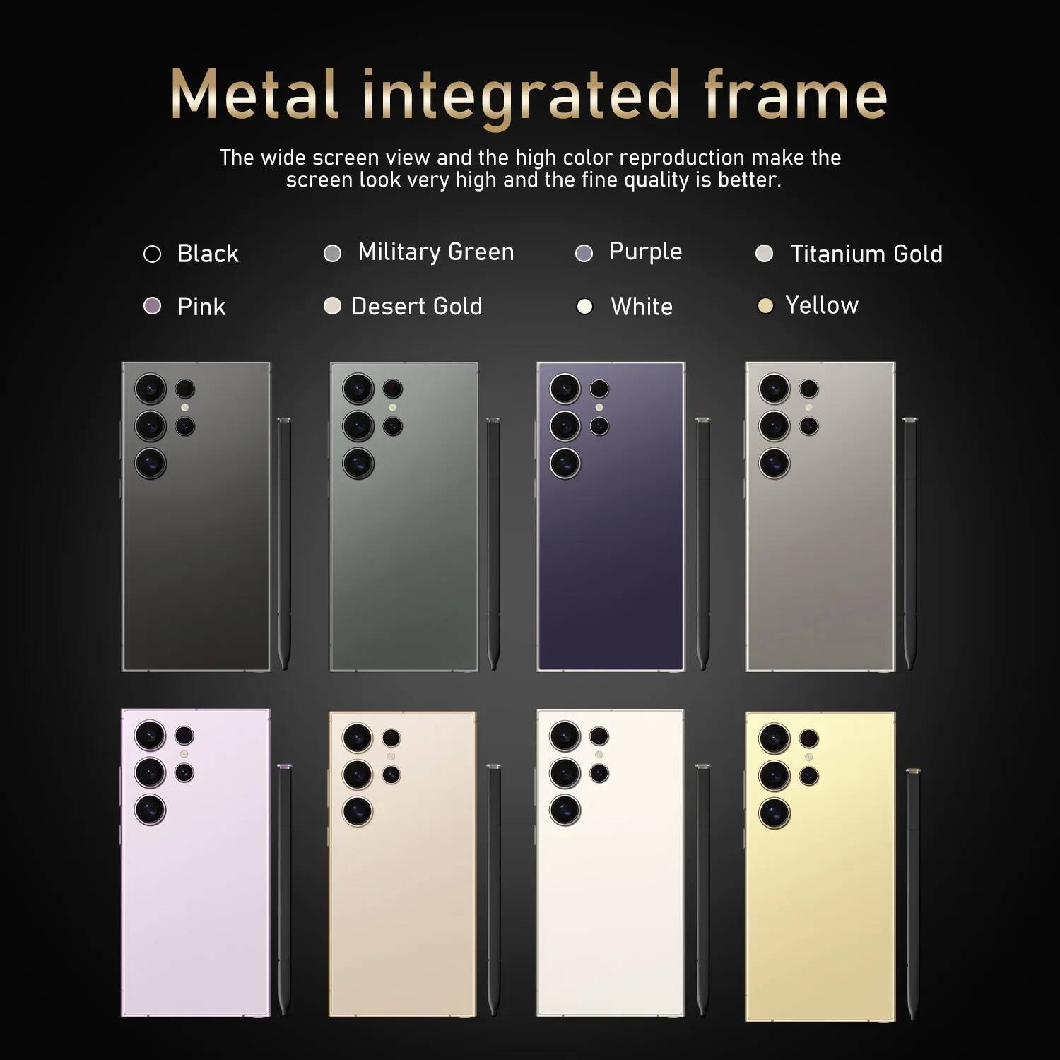 2025 Original S25 Ultra Smartphone 5G Global Version 7.3inch Cellphons 7800mAh 108MP Camera Android Unlocked Mobile Phone Nfc