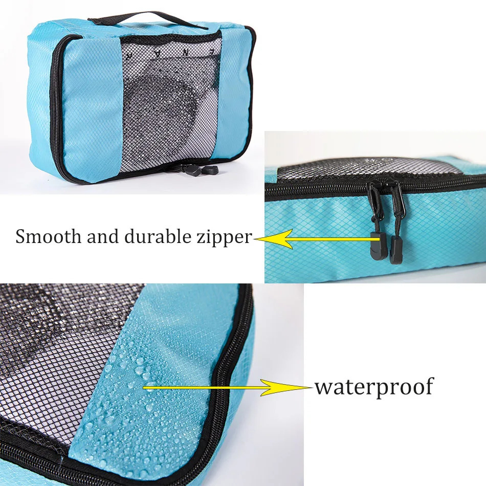 Travel Storage Bag Luggage Organizers Travel Packing Cubes Home Bedroom Whole Sorting Pouch Large Capacity Portable Storage Bag 250526