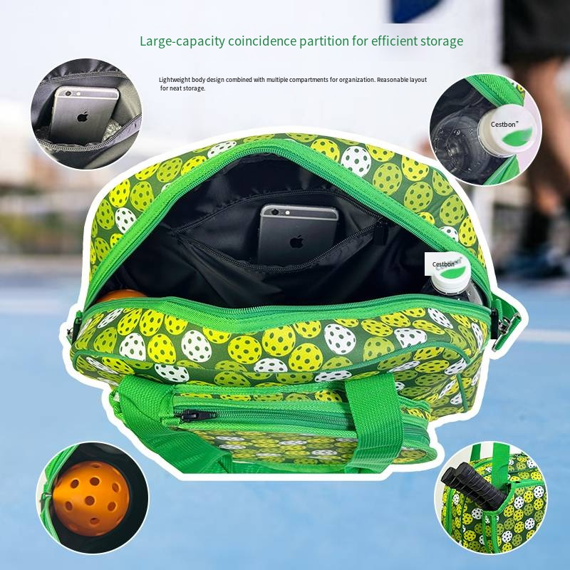 Versatile Outdoor Sports Table Tennis Paddle Case with Adjustable Strap for Easy Carrying