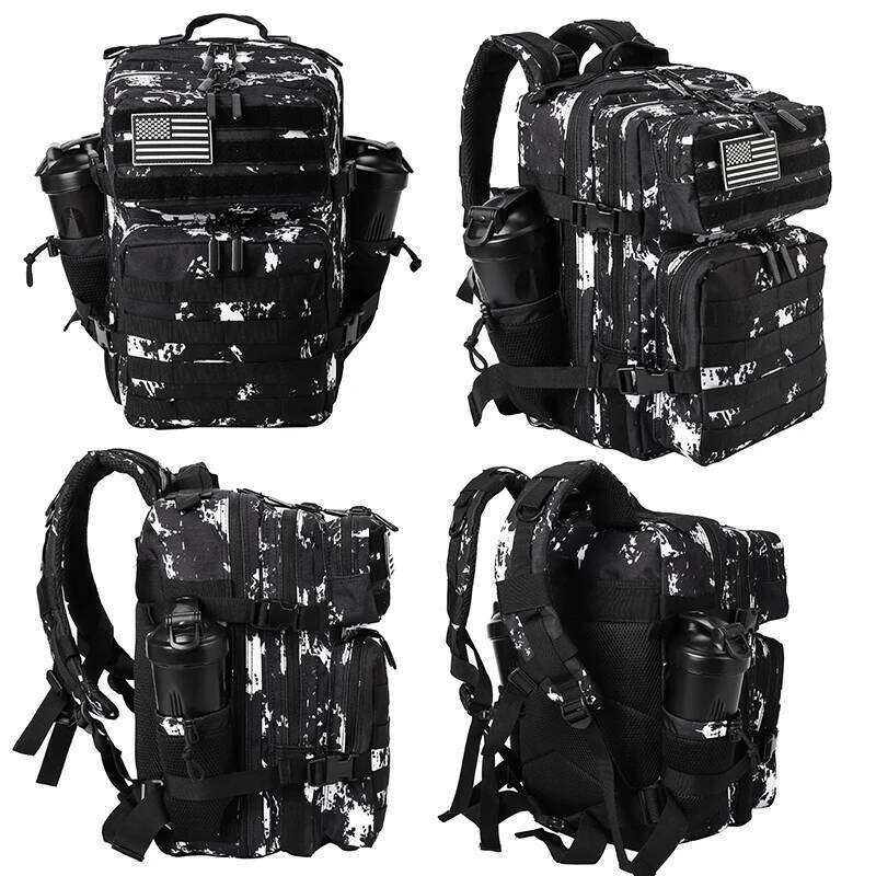LHI L Tactical Backpack GYM Bag For Women School Fiess Sports Outdoor Camping Hiking Rucksack Witch Bottle Holder