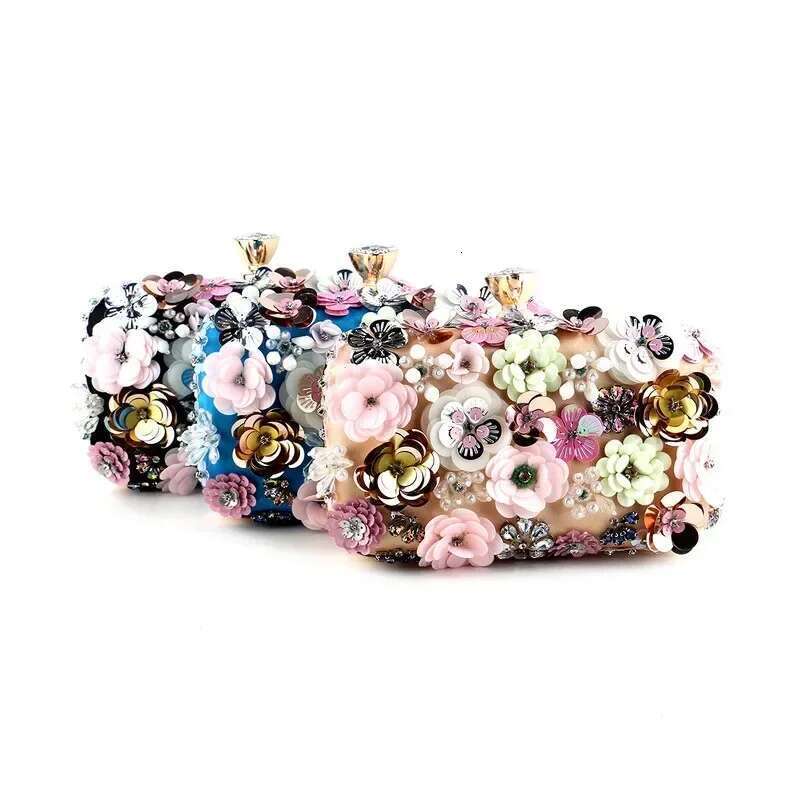 Designer Bag Dinner Flower Design Luxurious Elegantly Europe America Bride Evening Bags Ladies Handbags