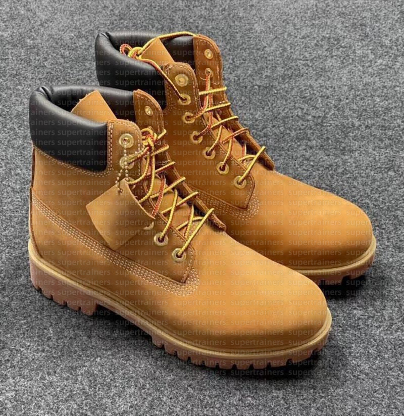 Tims boots men women boots martin boots Ankle Boots Designer Cowboy shoes outdoor sports black white brwon pink red army green grey boots high top boots send box