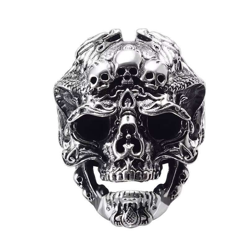 Skull Jewelry Vintage Sterling Sier Male Man Ring