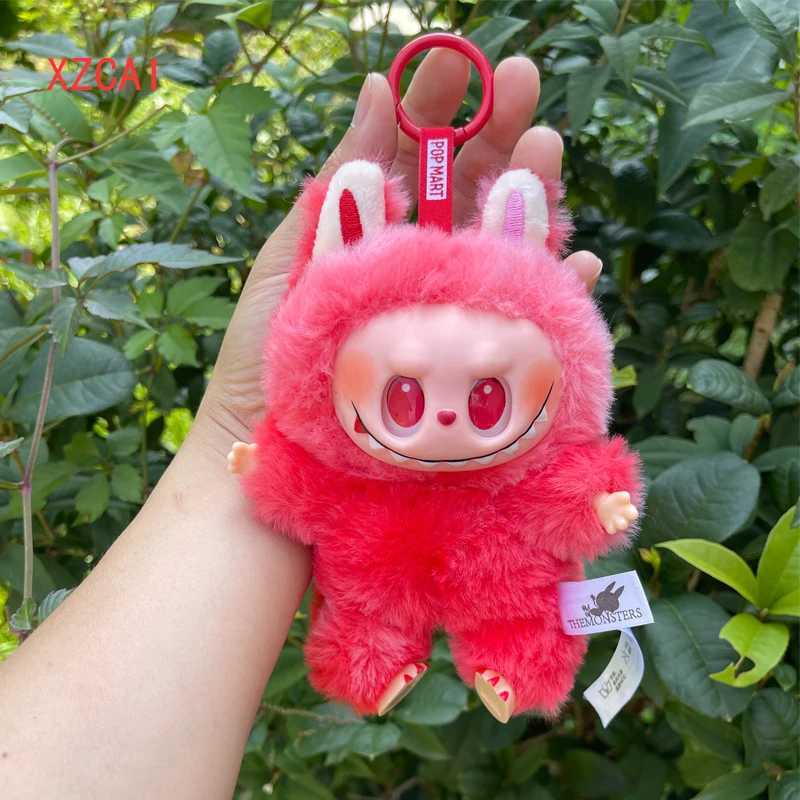 Hot Anime Figure Labubu V3 Have A Seat Series PVC Pendant Doll Model Toy Kawaii Monster Keychain Toy Birthday G M250527
