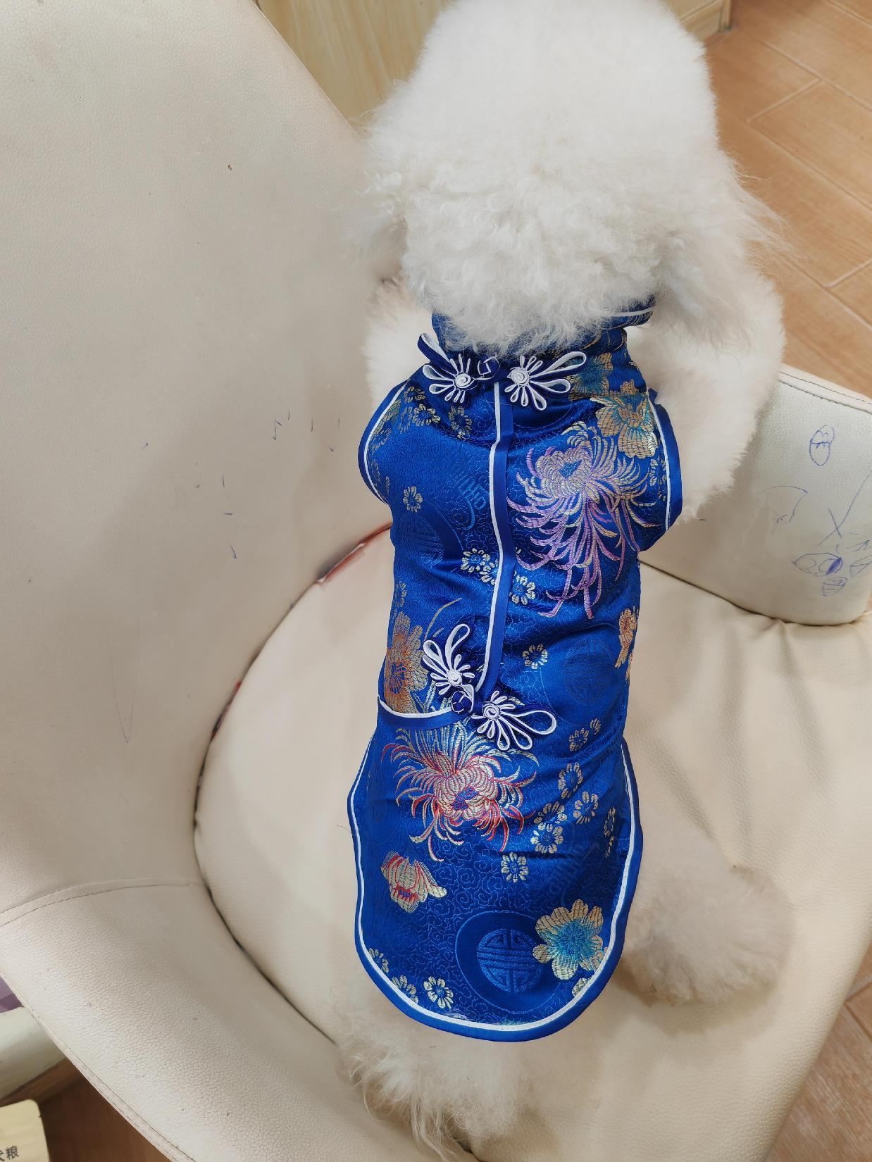 Pet clothes, cats, dogs, cheongsam, ancient style