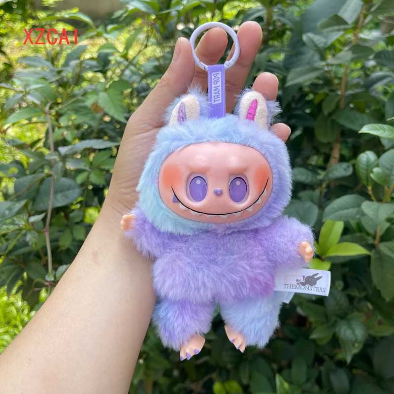 Hot Anime Figure Labubu V3 Have A Seat Series PVC Pendant Doll Model Toy Kawaii Monster Keychain Toy Birthday G M250527