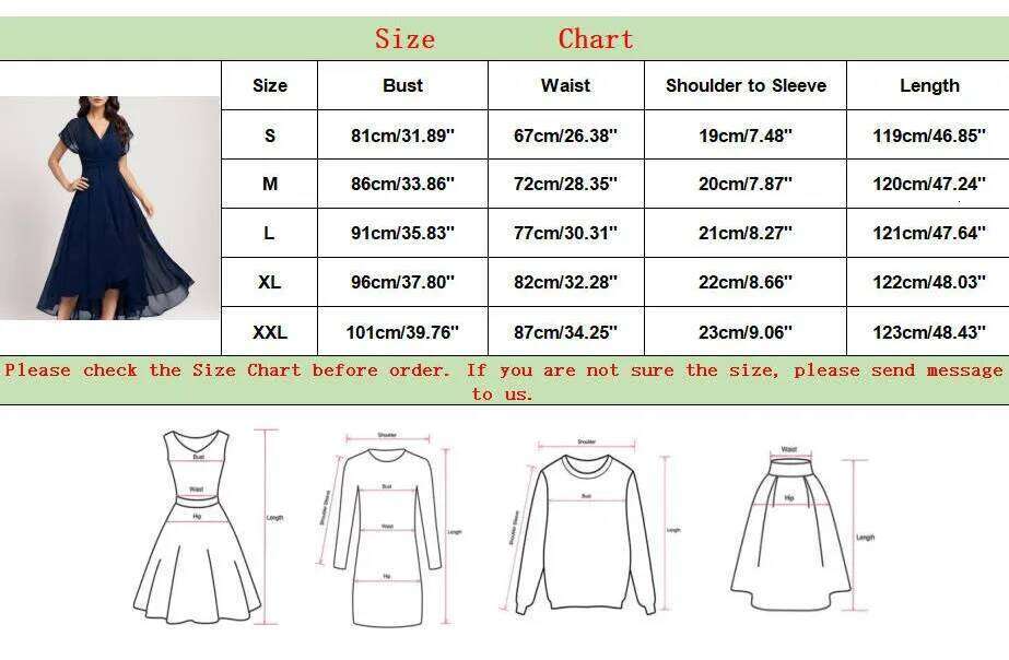 Elegant Women Chiffon Short Sleeve Long V-Neck High Waist A-Line Evening Party Tulle tail Formal Dress Vestidos