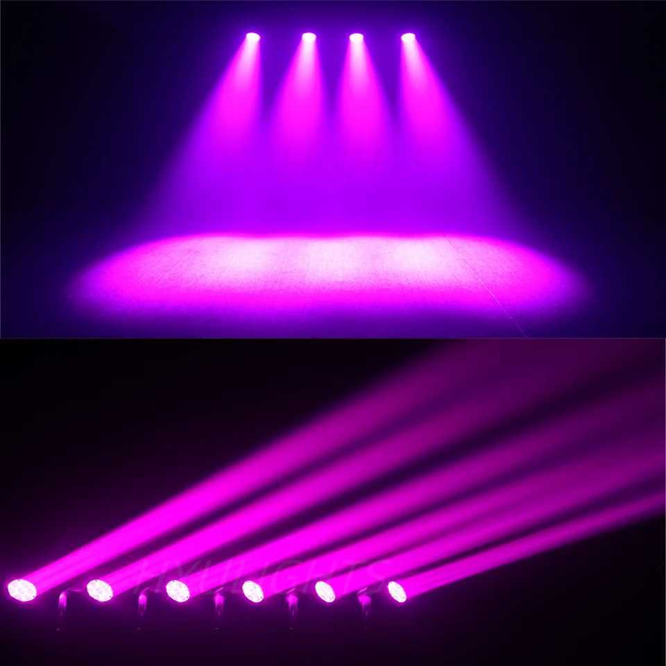 7x40W RGBW 4in1 LED Spotlight Wash/Beam /Zoom Professional DJ/Bar Lighting Big Bee Eye Moving Head disco strobe stage lights XJ250527