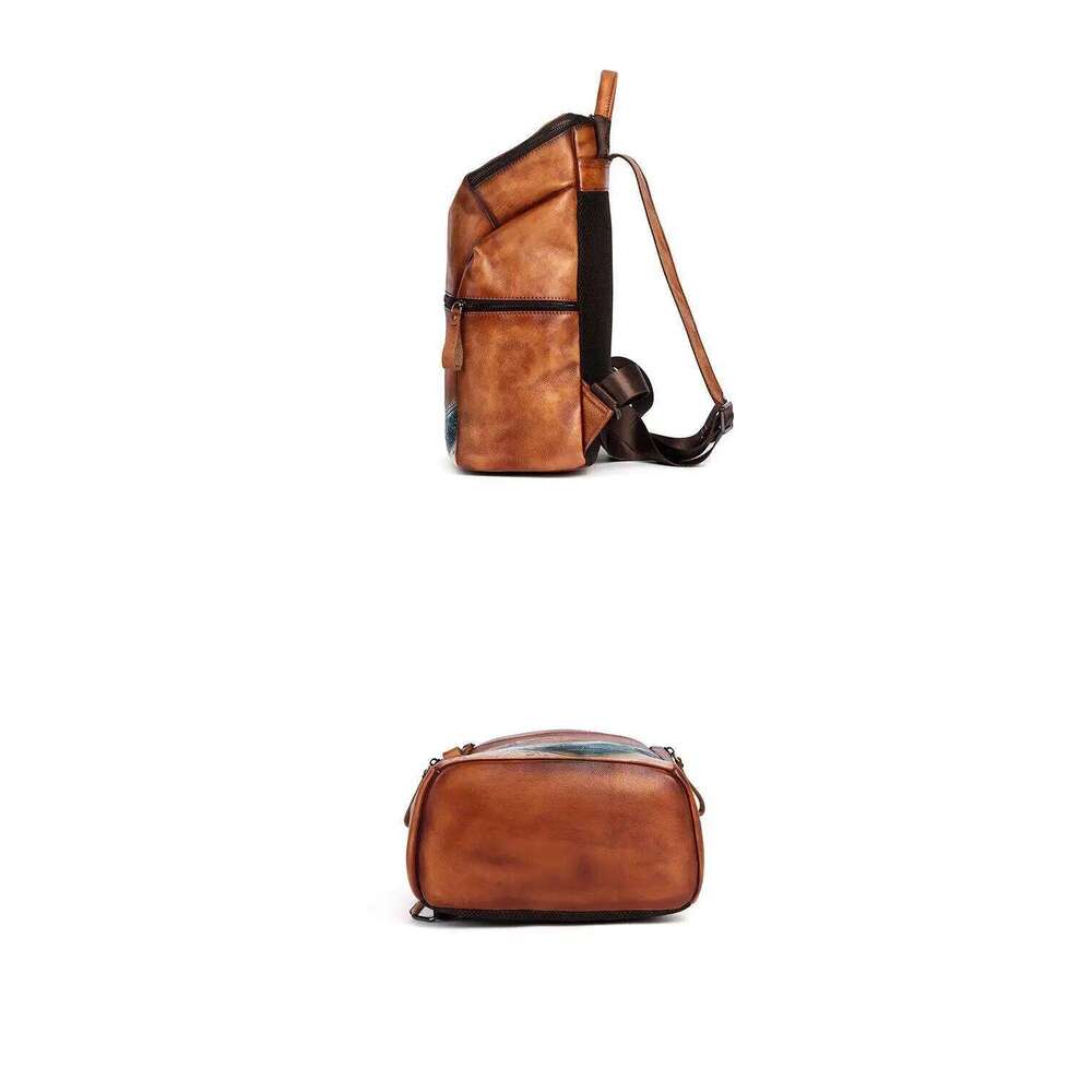 Genuine Real Soft Leather Women Backpack Big Capacity Outdoor Travel Bags Winter Handmade Natural Cowhide Backpacks Female