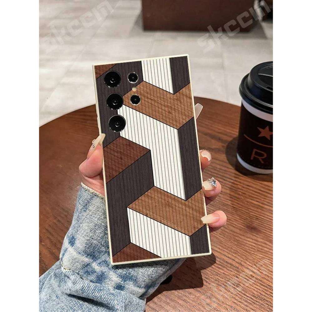 Vintage Wood Grain Pattern Case For Samsung Galaxy S25 S24 S23 S22 Ultra Plus S20 FE A15 A35 A51 A54 A55 A71 A72 A73 Cover