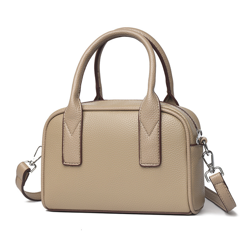 Free Shipping Designer Crossbody Bag Fashionable And Simple Genuine Leather Bag Womens High-end Feel Top Layer Cowhide Shoulder Bag Women's