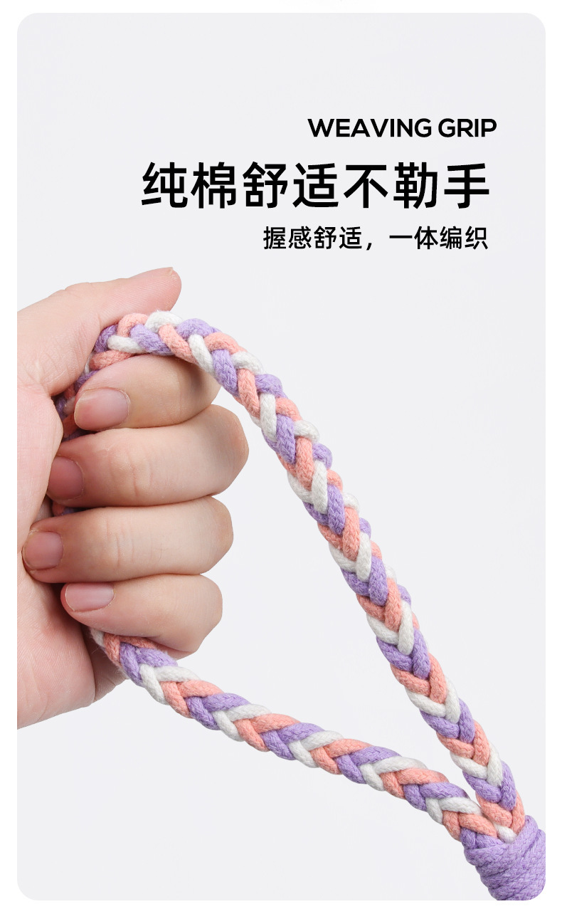 Charming DIY Canine Lead Crafted by Hands - Durable Multicolor Outdoors Companion