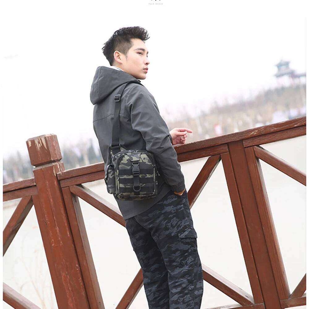 USB Multifunction Men's Tactical Sling Shoulder Men Outdoor Sport Messenger For Military Crossbody Camouflage Bag X116D