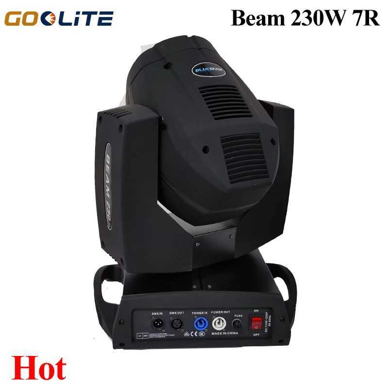Flightcase 1pc Moving Head 7R 230W Beam Light Professional Stage Beam Lighting for Show Disco Dj Club Light Nightclub DMXXJ250527