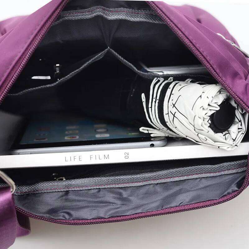Nylon Crossbody For Women Large Capacity Shoulder Multi-Pocket Female Bag Shopping Travel Lady Handbag Leisure Purse Sac