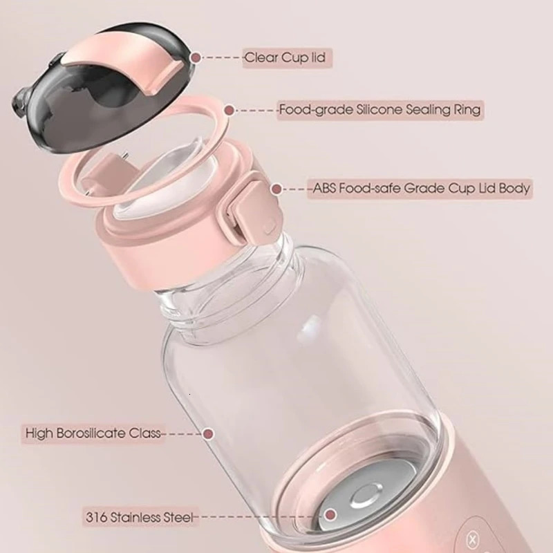 Portable Electric Baby Bottle Warmer USB Rechargeable 5200mAh15000mAh Soak Formula Milk Instant Wireless Heater Travel 250527
