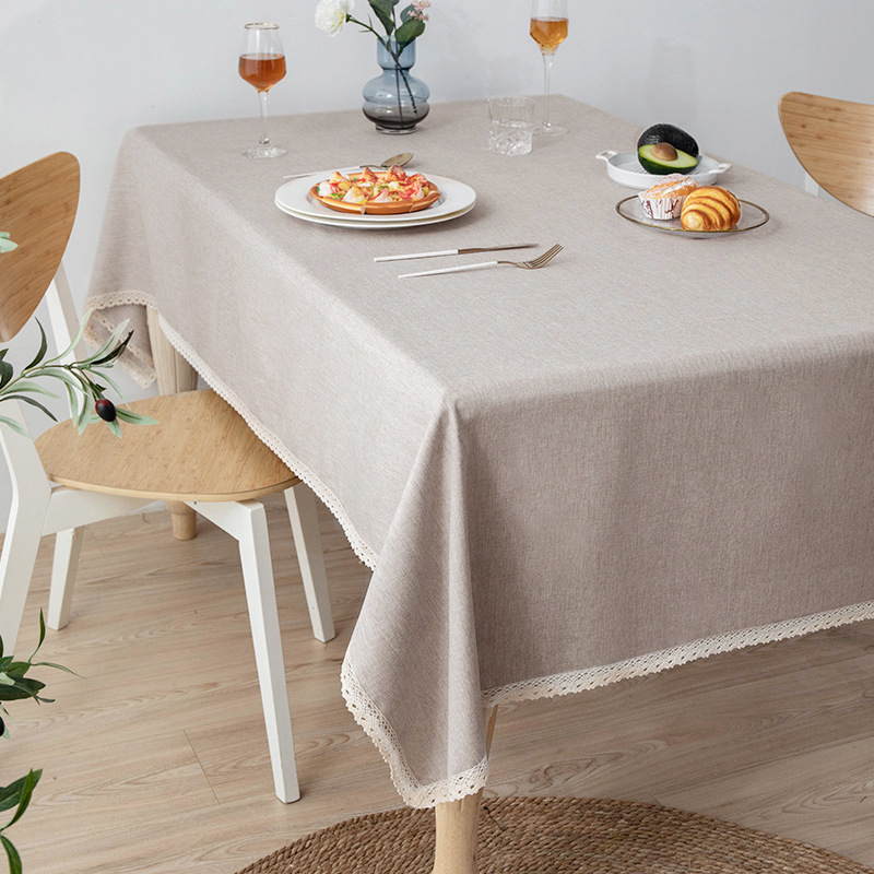 A660 cross-border tablecloth waterproof and oil-proof washable Nordic light luxury high-end desk tablecloth rectangular coffee table