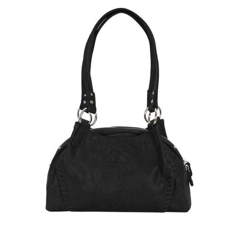 Hot Selling Letter Printing Elegant PU Leather Women's Bag Korean Brand Hobos Handbag Fashion Shoulder Strap Large Capacity Commuting Handba Desi
