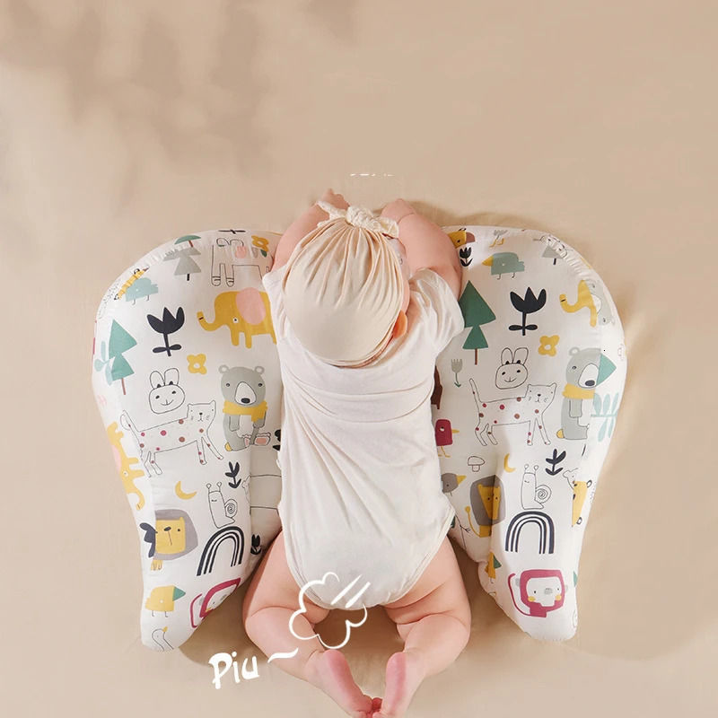 Anti Vomiting Pillow Prone Sleeping Head Up Doublesided Shaped Breathable Cool and Soothing 250527