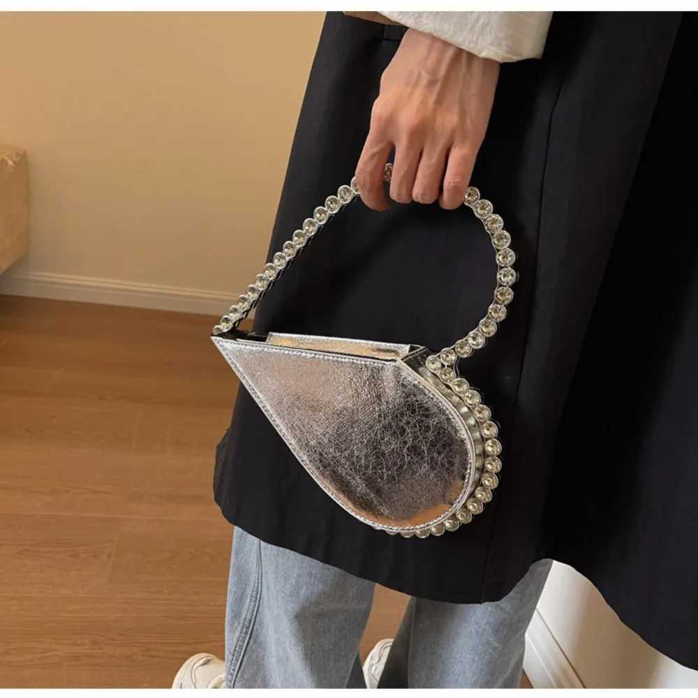 Fashion PU Evening Banquet Bag Large Capacity Gentle Wrist Bag Women Girl Sweet Ladies Clutch Bag W250527
