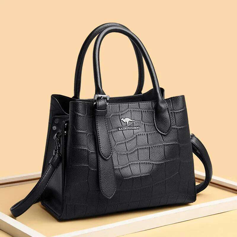 Fashionable Women Handbag 2025 Elderly Mothers Shoulder Large Capacity Crossbody Bag