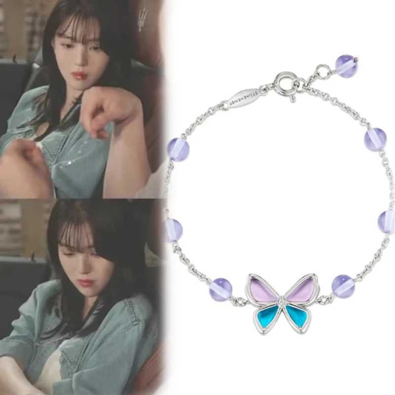 TV Series Nevertheless Han So Hee Cosplay Bracelet Nabi Women Butterfly Pendant Bracelets Jewelry Accessories Gifts W250526