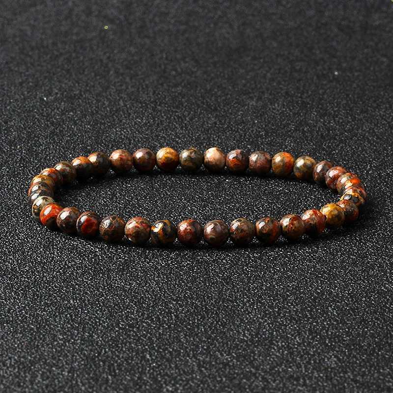 4mm Reiki Amethyst Agate Beads Bracelets for Women 6mm Pink Quartz Natural Stone Tiger Eye Hematite Bracelet Men Jewelry Pulsera W250526