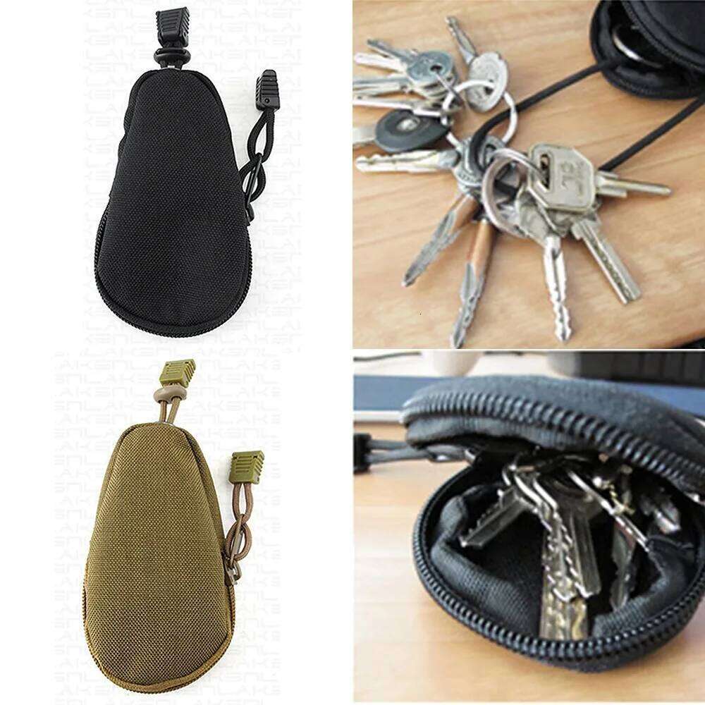 Durable Oxford Cloth Mini Holder Portable Multipurpose Men Coin Purses Easy to Use Key Organizer Outdoor
