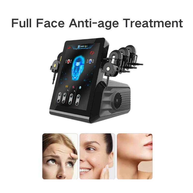 CE/FDA Non-Invasive EMS RF Wrinkle Removal Face Lifting Machine for Facial Muscle Lifting