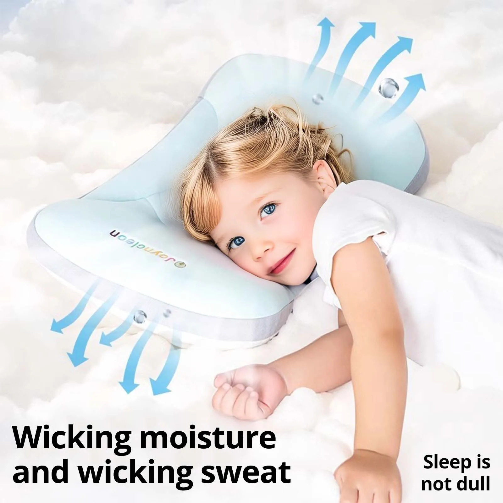 Joyncleon Reversible Baby Pillow 30x50 cm Premium Polyester and TPE Hose Fillings Great for Christmas Year Easter Gift 250527
