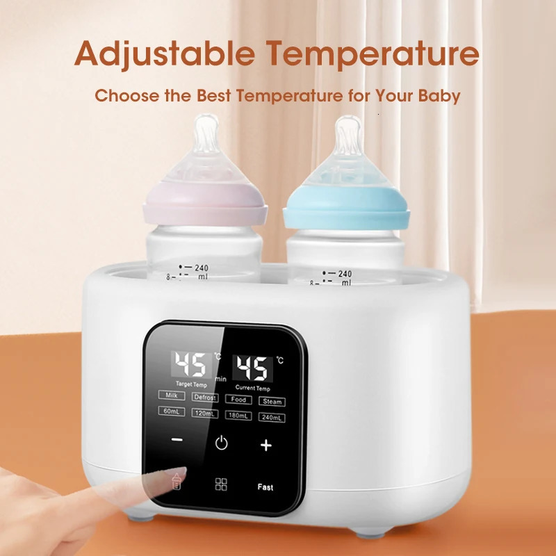 2 in 1 Smart Baby Bottle Milk Nursing Warmer Heater Sterilizer Automatic Thermostat Disinfection Sterilization 250527