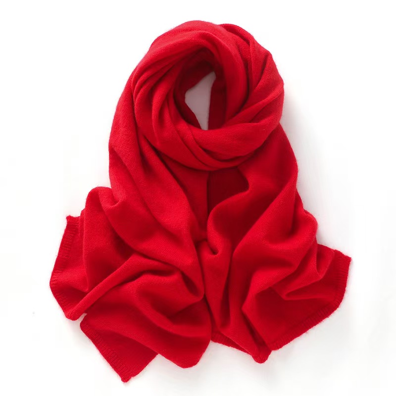 T813 autumn and winter new cashmere scarf shawl long warm knitted versatile neck scarf