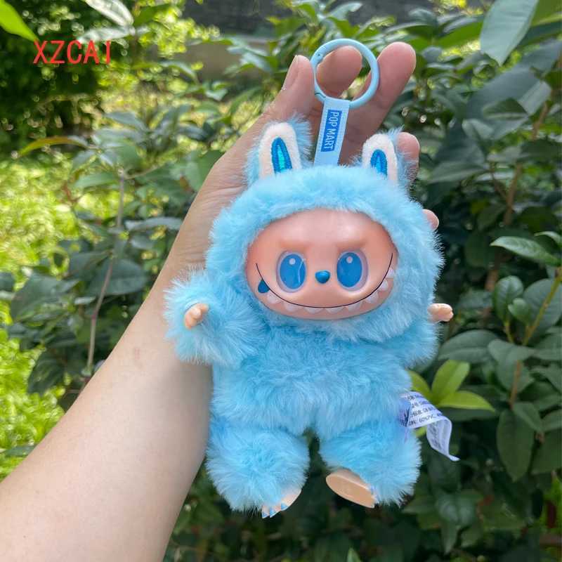 Hot Anime Figure Labubu V3 Have A Seat Series PVC Pendant Doll Model Toy Kawaii Monster Keychain Toy Birthday G M250527